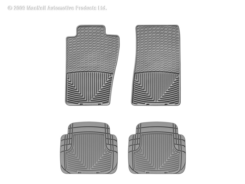 Picture of WeatherTech 01-05 Ford Explorer Sport Trac Front and Rear Rubber Mats - Grey