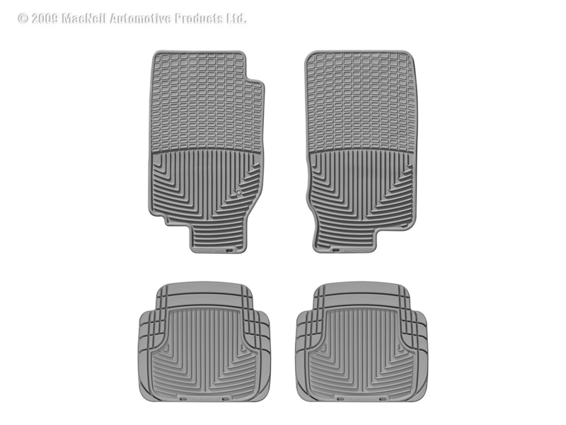 Picture of WeatherTech 02-10 Mercury Mountaineer Front and Rear Rubber Mats - Grey