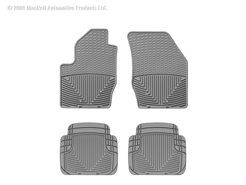 Picture of WeatherTech 07-10 Chrysler Sebring Front and Rear Rubber Mats - Grey