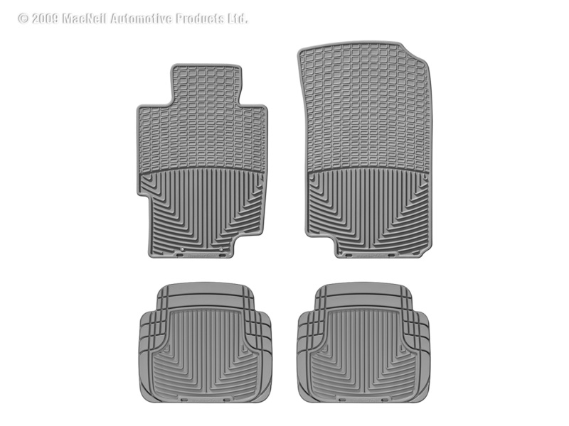 Picture of WeatherTech 03-08 Acura TSX Front and Rear Rubber Mats - Grey
