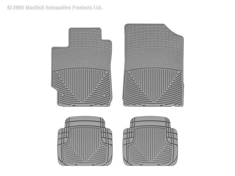 Picture of WeatherTech 07-10 Kia Optima Front and Rear Rubber Mats - Grey