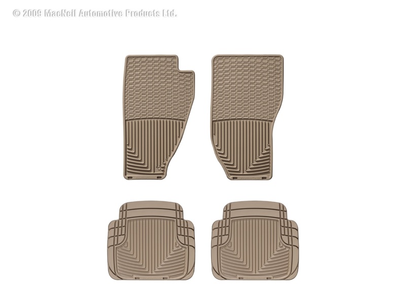 Picture of WeatherTech 02-11 Jeep Liberty Front and Rear Rubber Mats - Tan