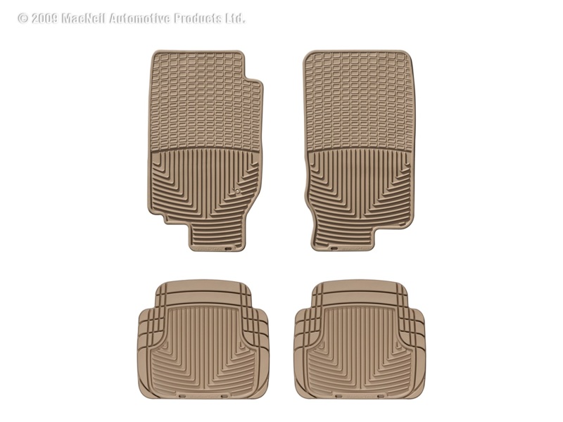 Picture of WeatherTech 02-10 Mercury Mountaineer Front and Rear Rubber Mats - Tan