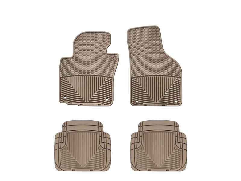 Picture of WeatherTech 05 Volkswagen Jetta / GLI Front and Rear Rubber Mats - Tan