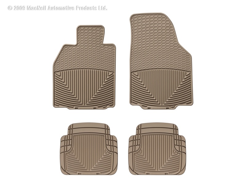 Picture of WeatherTech 05-11 Porsche 911 Front and Rear Rubber Mats - Tan