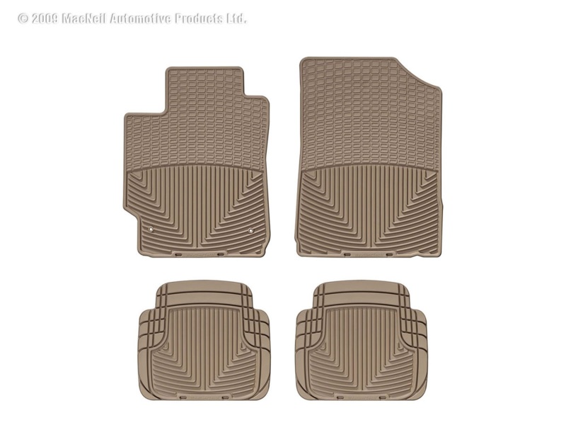Picture of WeatherTech 07-10 Kia Optima Front and Rear Rubber Mats - Tan