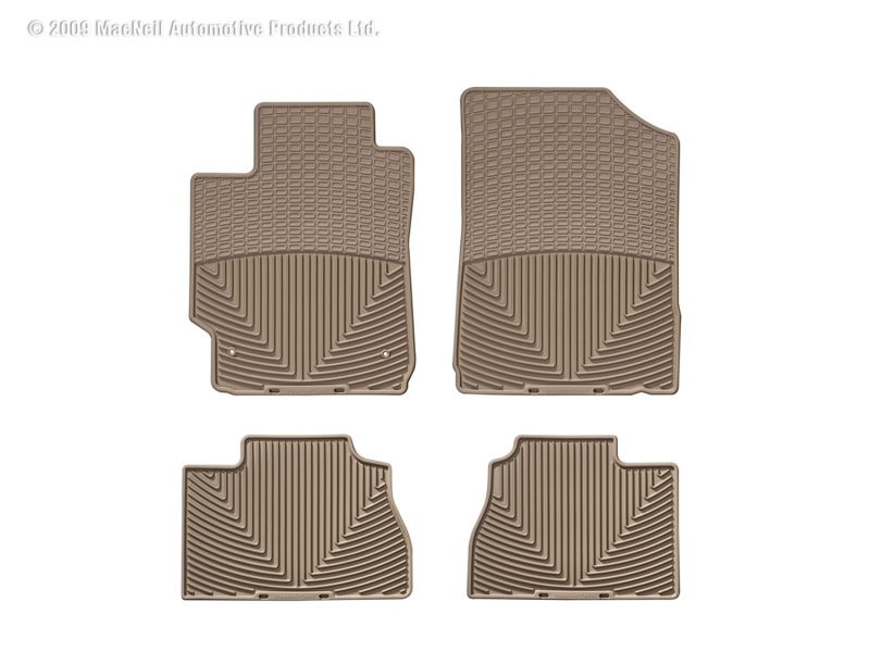 Picture of WeatherTech 09-11 Mazda Mazda 6 Front and Rear Rubber Mats - Tan