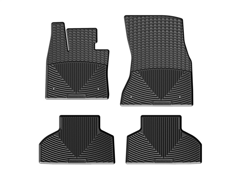 Picture of WeatherTech 14-15 BMW X5 Front and Rear Rubber Mats - Black