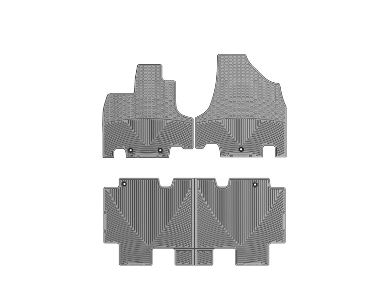 Picture of WeatherTech 11+ Honda Odyssey Front and Rear Rubber Mats - Grey