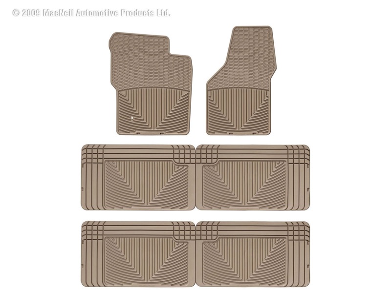 Picture of WeatherTech 00-05 Ford Excursion Front/Rear/and Rear Rubber Mats - Tan