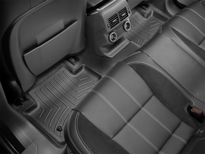 Picture of WeatherTech WT FloorLiner-Rear-Blk Floor Mats - 449632