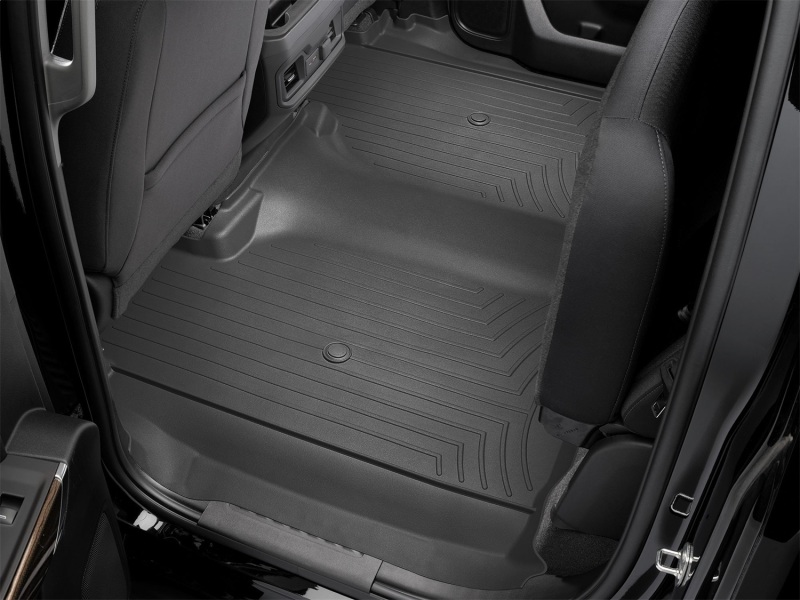 Picture of WeatherTech WT FloorLiner-Rear-Blk Floor Mats - 4414365