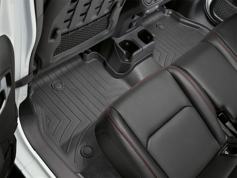 Picture of WeatherTech WT FloorLiner-Rear-Blk Floor Mats - 4413134