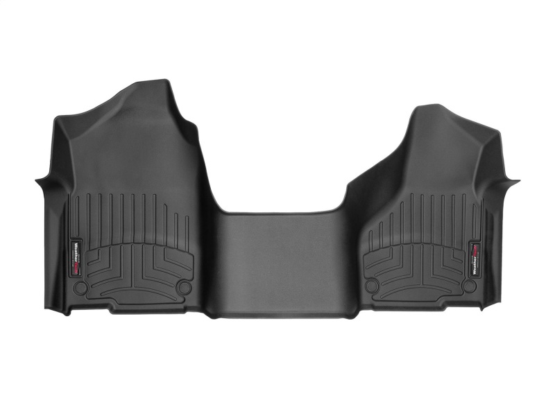 Picture of WeatherTech 19+ RAM 2500/3500 Regular Cab w/o Floor Shift & No PTO 1st Row Bench Floorliners - Black