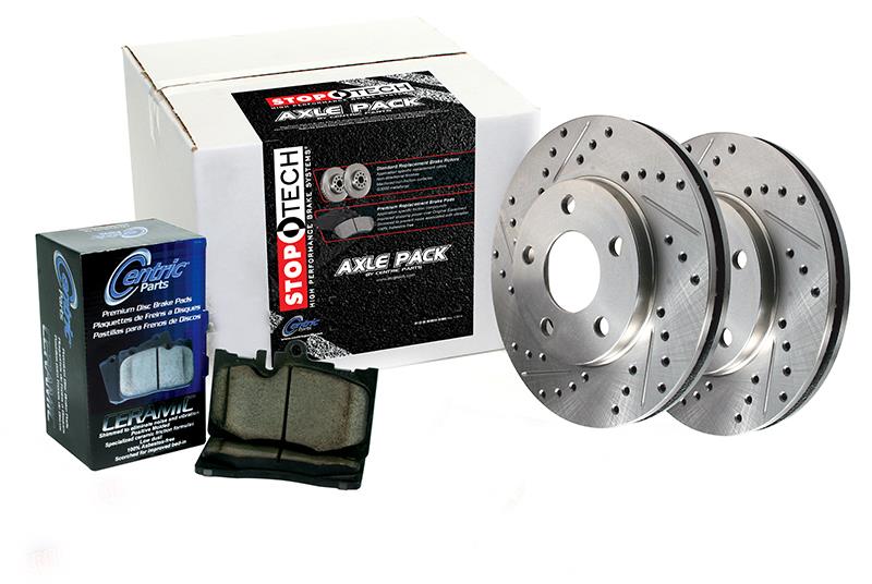 Picture of Select Sport Axle Pack; Drilled and Slotted; Rear Brake Kit