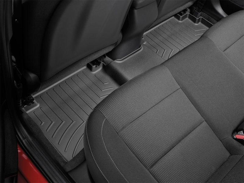 Picture of WeatherTech WT FloorLiner-Rear-Blk Floor Mats - 4414862