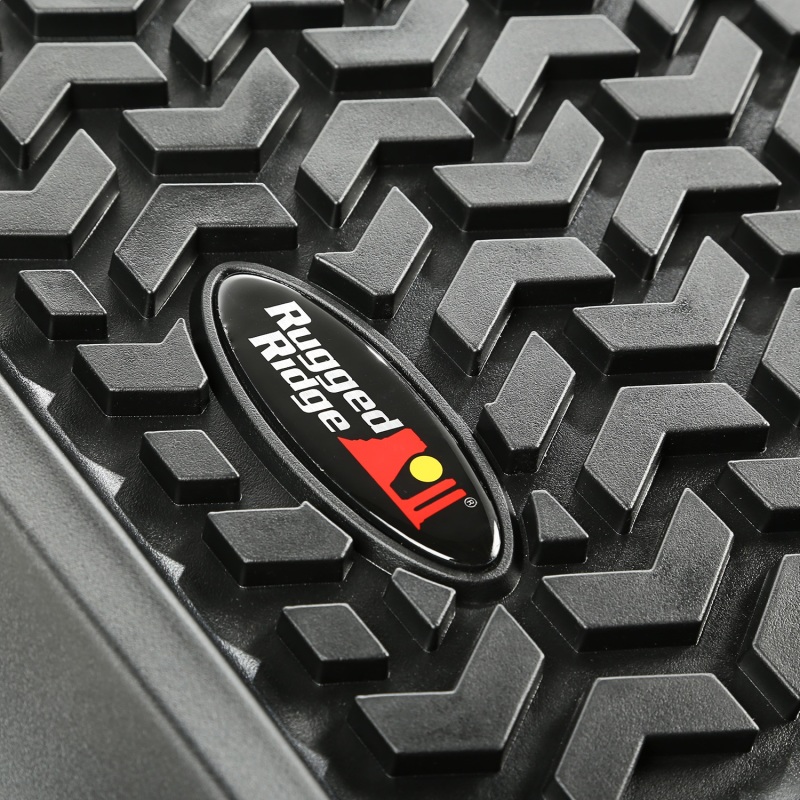 Picture of Rugged Ridge RUG Floor Liners-Black Floor Mats - 12920.21