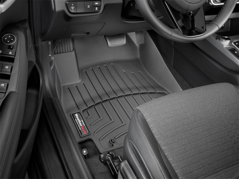 Picture of WeatherTech WT FloorLiner-Front-Blk Floor Mats - 4415921