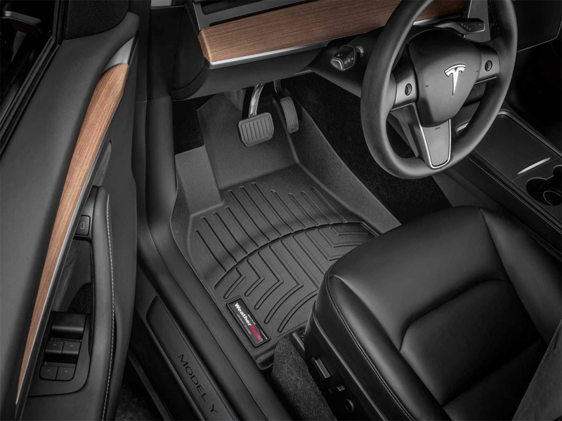 Picture of WeatherTech WT FloorLiner-Front-Blk Floor Mats - 4416491