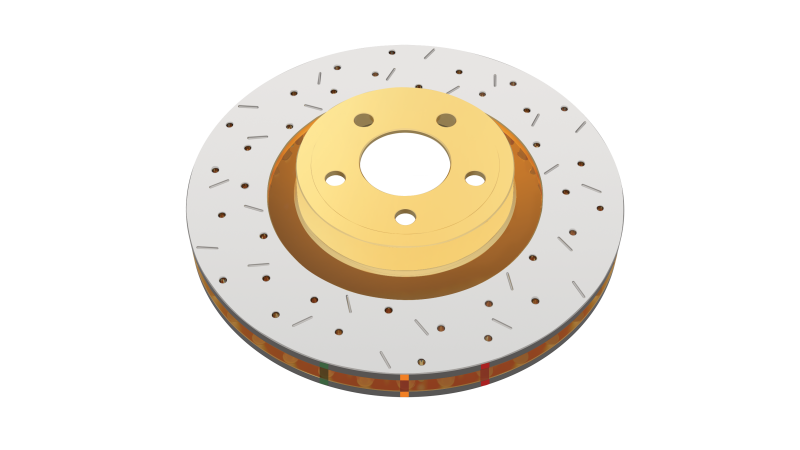 Picture of DBA 4000 Series Slotted Rotors Brake Rotors - DBA42760BLKXS
