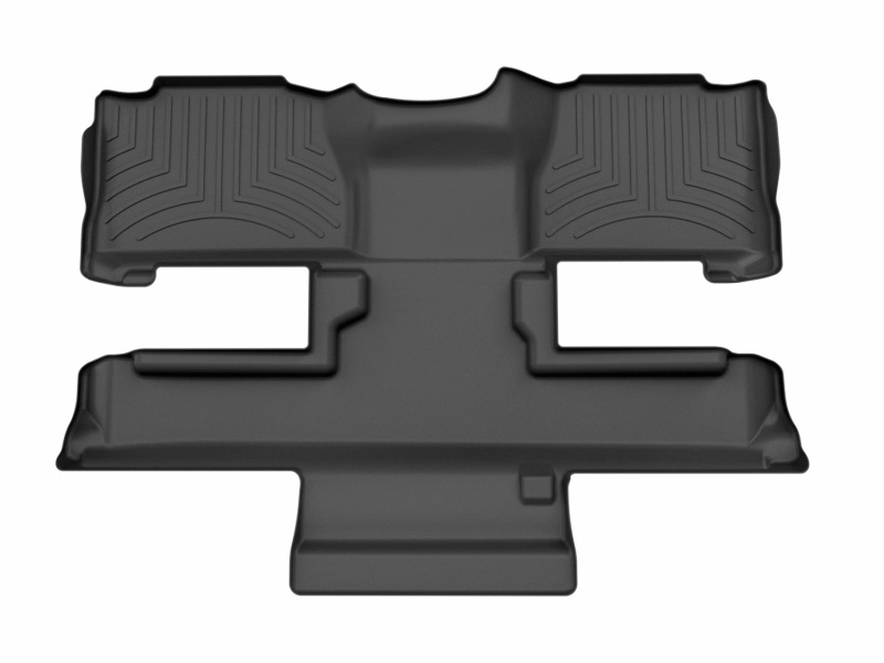 Picture of WeatherTech WT FloorLiner-Rear-Blk Floor Mats - 442353