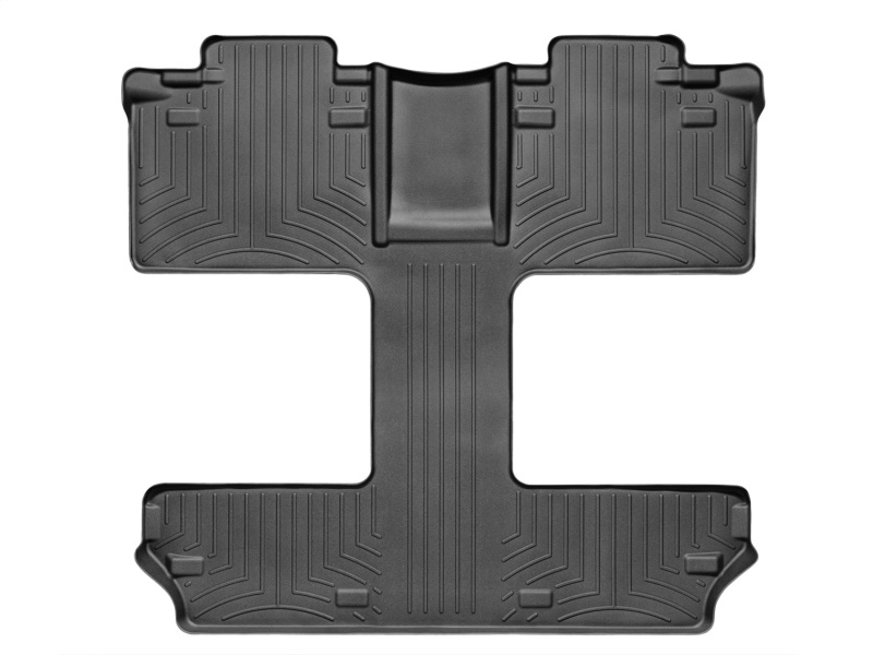 Picture of WeatherTech WT FloorLiner-Rear-Blk Floor Mats - 443004