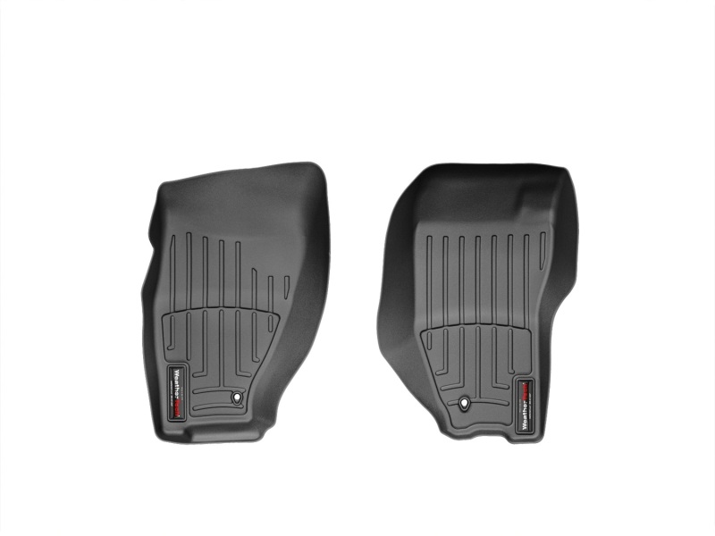 Picture of WeatherTech WT FloorLiner-Front-Blk Floor Mats - 443881