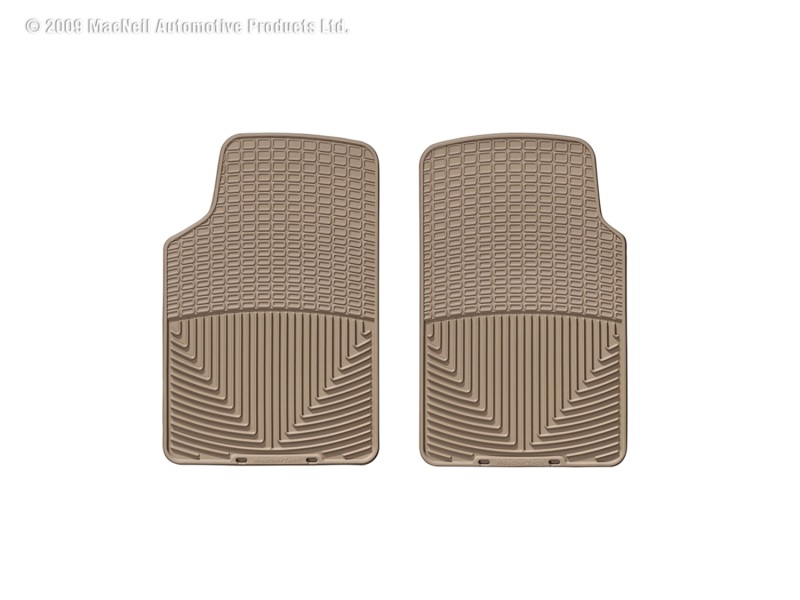 Picture of WeatherTech WT Rubber Mats-Front-Tan Floor Mats - W3TN