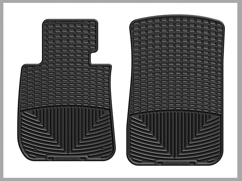 Picture of WeatherTech WT Rubber Mats-Front-Blk Floor Mats - W61