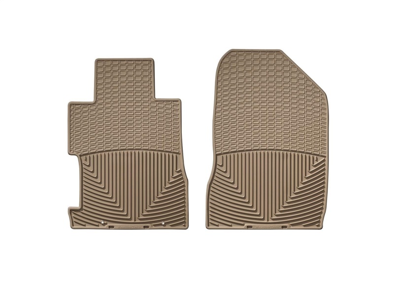 Picture of WeatherTech WT Rubber Mats-Front-Tan Floor Mats - W65TN