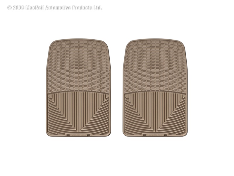 Picture of WeatherTech WT Rubber Mats-Front-Tan Floor Mats - W9TN