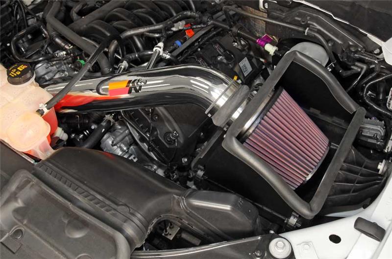 Picture of KN K&N 15 Ford F150 5.0L V8 F/I High Flow Performance Intake Kit Cold Air Intakes - 77-2591KP