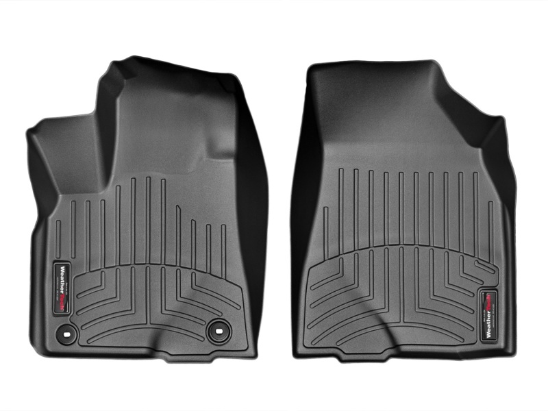 Picture of WeatherTech 14-15 Toyota Highlander FrontFloorLiners - Black