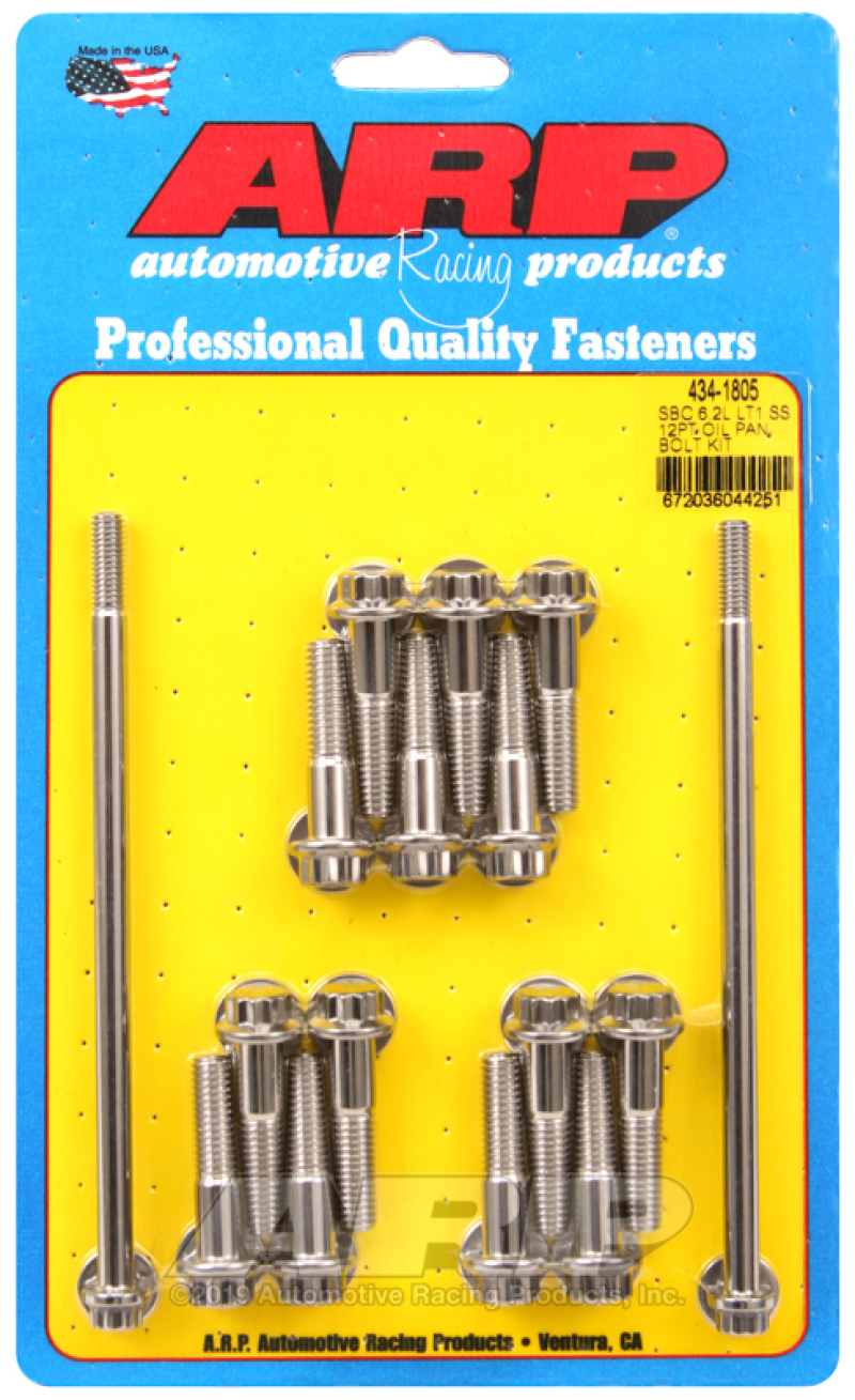 Picture of ARP Oil Pan Bolt Kits Hardware Kits - 434-1805