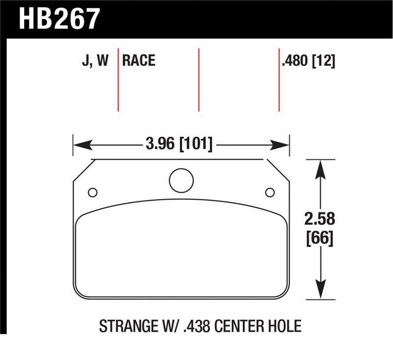 Picture of Hawk Performance HAWK DR-97 Brake Pad Sets - HB267J.480