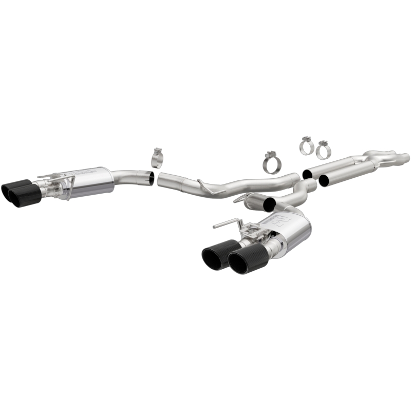 Picture of Competition Series Carbon Fiber Tips Cat-Back System 19299