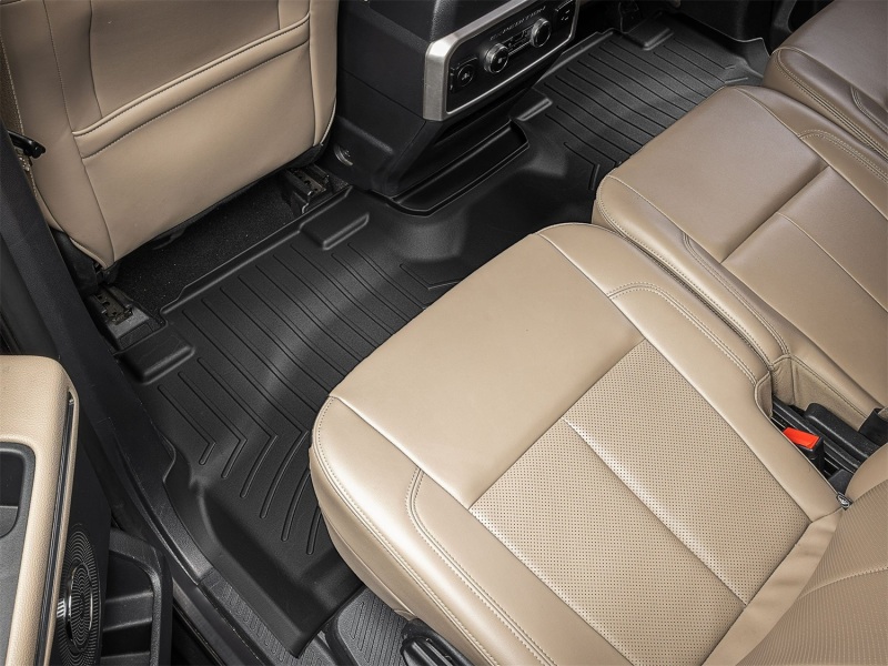 Picture of WeatherTech WT FloorLiner-Rear-Blk Floor Mats - 4416652