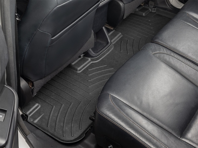 Picture of WeatherTech 14-19 Toyota Highlander HP Rear Floor Liners - Black