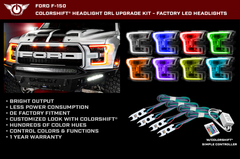 Picture of ORACLE Lighting ORL DRL Headlight Upgrade Kits - 2395-504