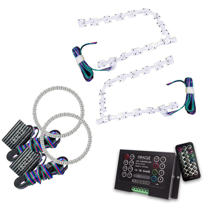 Picture of ORACLE Lighting ORL DRL Headlight Kits w/Halos - 2642-333