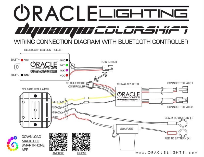 Picture of ORACLE Lighting ORL Dynamic ColorSHIFT Kits Headlights - 2234-332