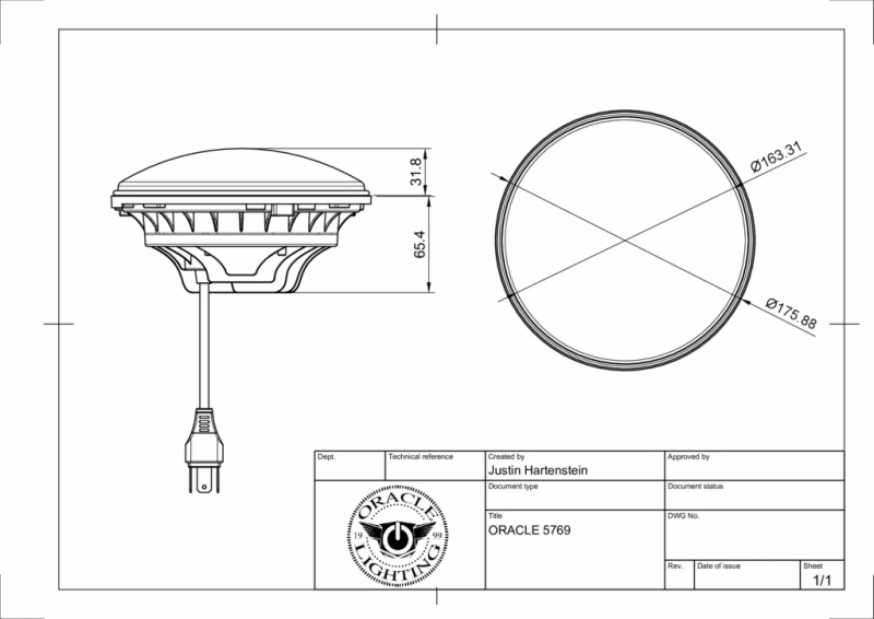 Picture of ORACLE Lighting ORL LED Headlights - 5769-330