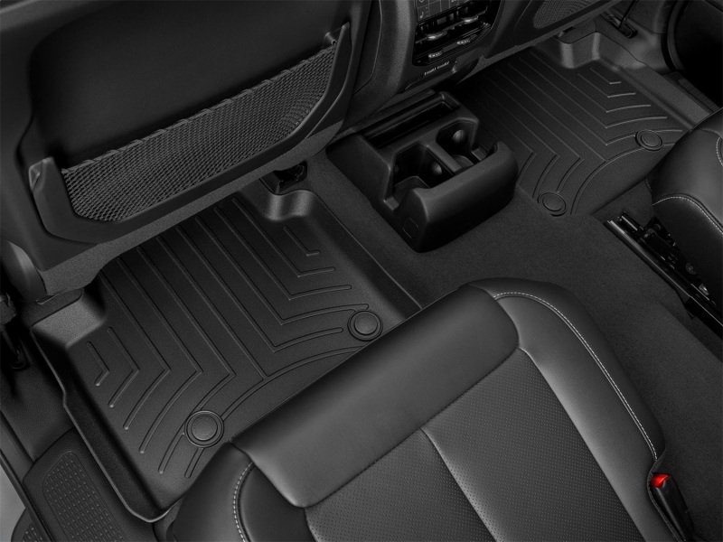 Picture of WeatherTech WT FloorLiner-Rear-Blk Floor Mats - 4416962