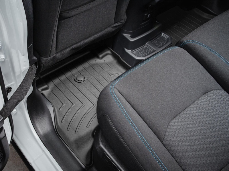 Picture of WeatherTech WT FloorLiner-Rear-Blk Floor Mats - 4413135