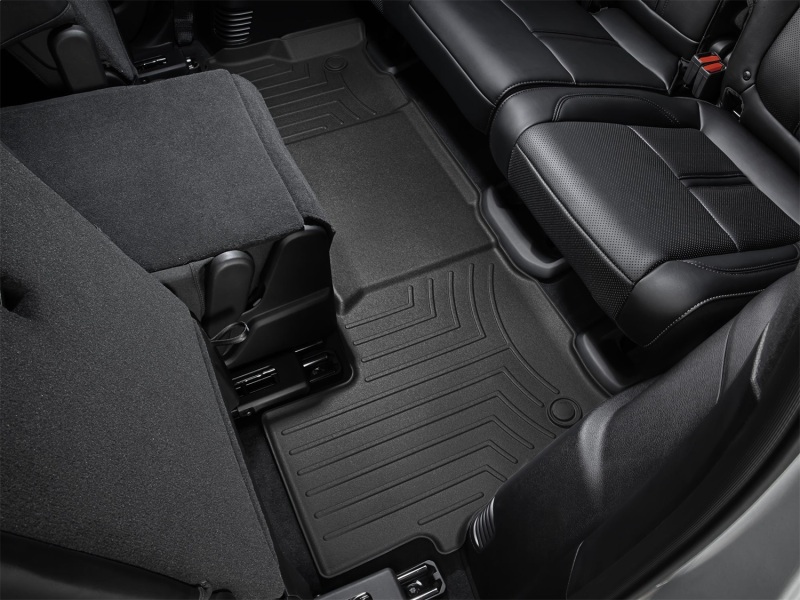 Picture of WeatherTech 2022+ Jeep Grand Wagoneer/Wagoneer Rear 3rd Row Rubber Mats - Black (8 Passenger)