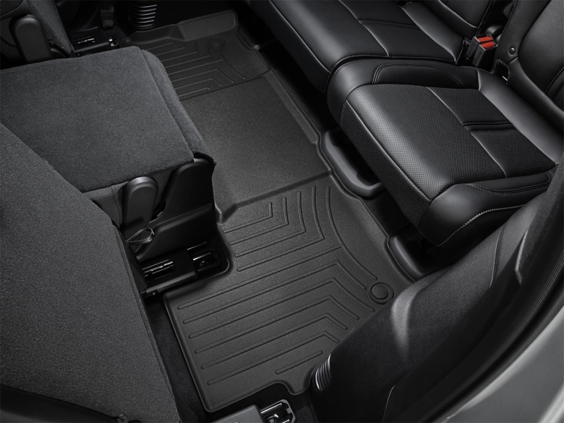 Picture of WeatherTech 2022+ Jeep Grand Wagoneer/Wagoneer Rear 3rd Row Rubber Mats - Black (8 Passenger)