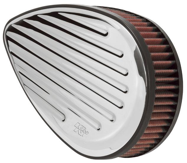 Picture of K&N H/D Sportster Filter Kit Teardrop Grooved Intake System