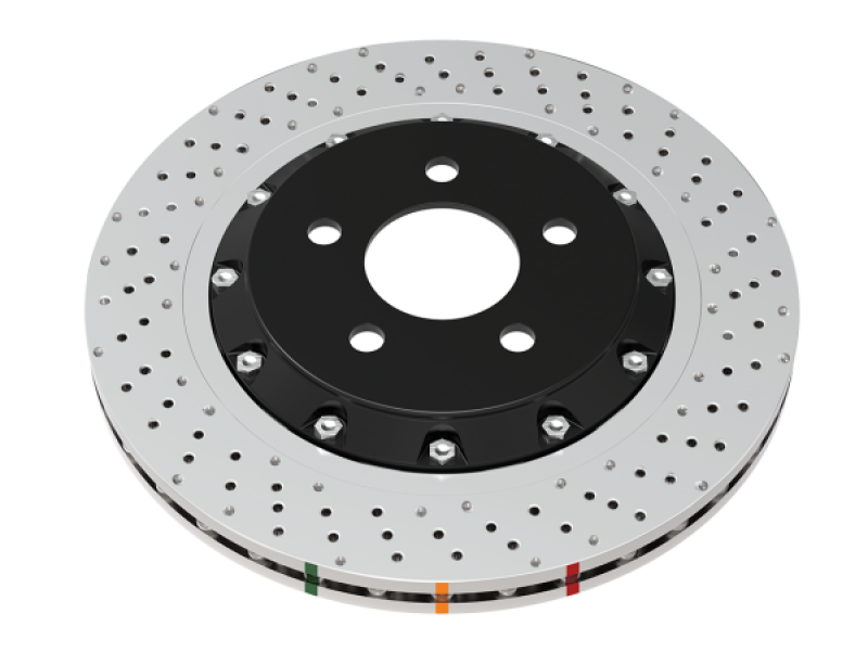 Picture of DBA 5000 Series Drilled Rotors Brake Rotors - DBA53922BLKXD