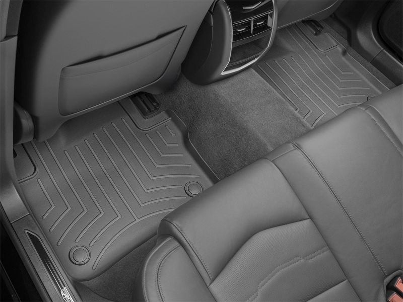 Picture of WeatherTech WT FloorLiner-Rear-Blk Floor Mats - 449542