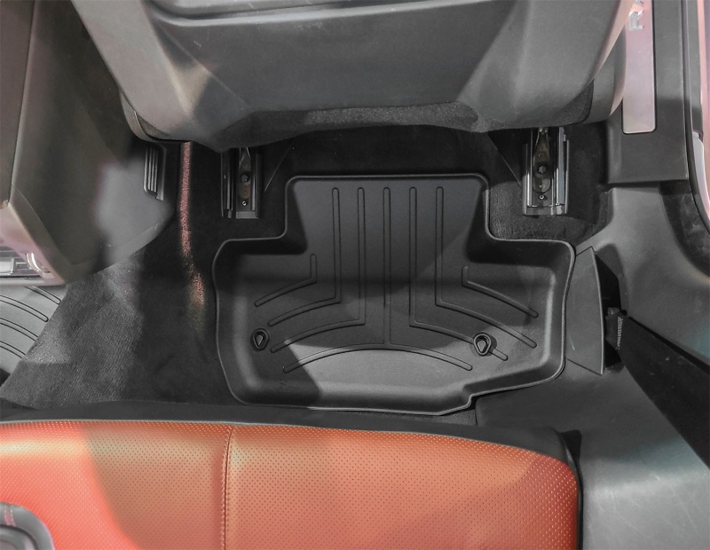 Picture of WeatherTech WT FloorLiner-Rear-Blk Floor Mats - 444044
